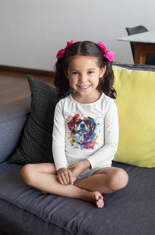 T-shirt Enfant Chien Stylé 2–5 ans — Esprit Cool & Couleurs Fun